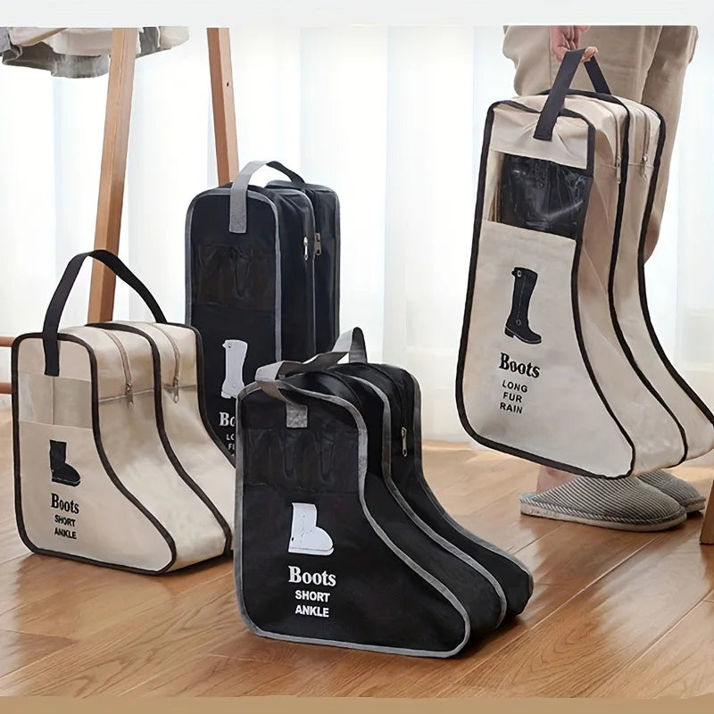 1pc Multi-Functional Boot Storage Bags with Handles, Shoe Protector Bags Suitable for Long and Short Boots - Lightweight Design