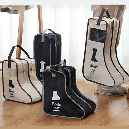 1pc Multi-Functional Boot Storage Bags with Handles, Shoe Protector Bags Suitable for Long and Short Boots - Lightweight Design