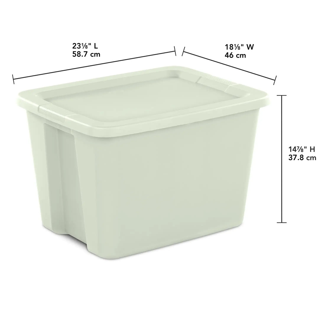 18 Gallon Tote Box Adult,
