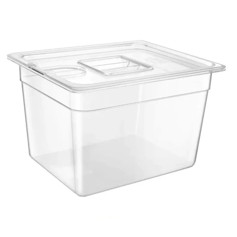 6L/11L Multifunctional Sous Vide Container Slow Cooker Accessory Pc Hard Plastic BPA-Free Durable Easy To Clean Low Temperature