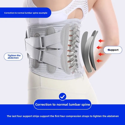 Wide Breathable Lumbar Support Belt for Disk Herniation Waist Pain Relief Back Support Guard for Lumbar Disc Herniation