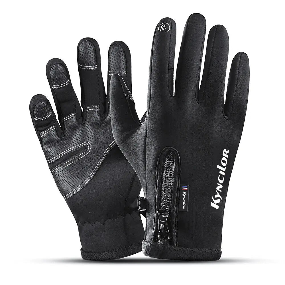 Cold Weather Ski Warmer Gloves for Men Women Winter Gloves Windproof Waterproof Thermal Cycling Touch Screen Gloves Mittens