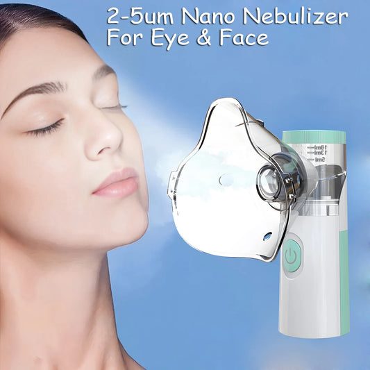 Compress Eye Steamer Relieve Fatigue Dry Eyes Moisturizing Heating Face Eye Massager Mask Humidifier Mist Nano Sprayer