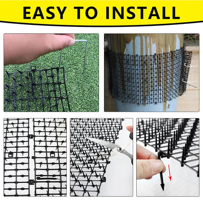 Scat Mat for Cats with Spikes Cat Repellent Dog Digging Deterrent Pad for Indoor Outdoor Sofa Garden Flowerbeds Garden Supplies