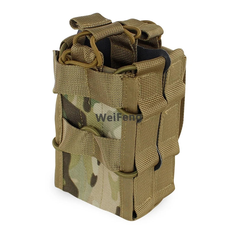 Molle Double Magazine Pouch for M4 M14 M16 AR15 G36 7.62/5.56mm Mag Holster Case Hunting Mag Pouch Accessories Bag