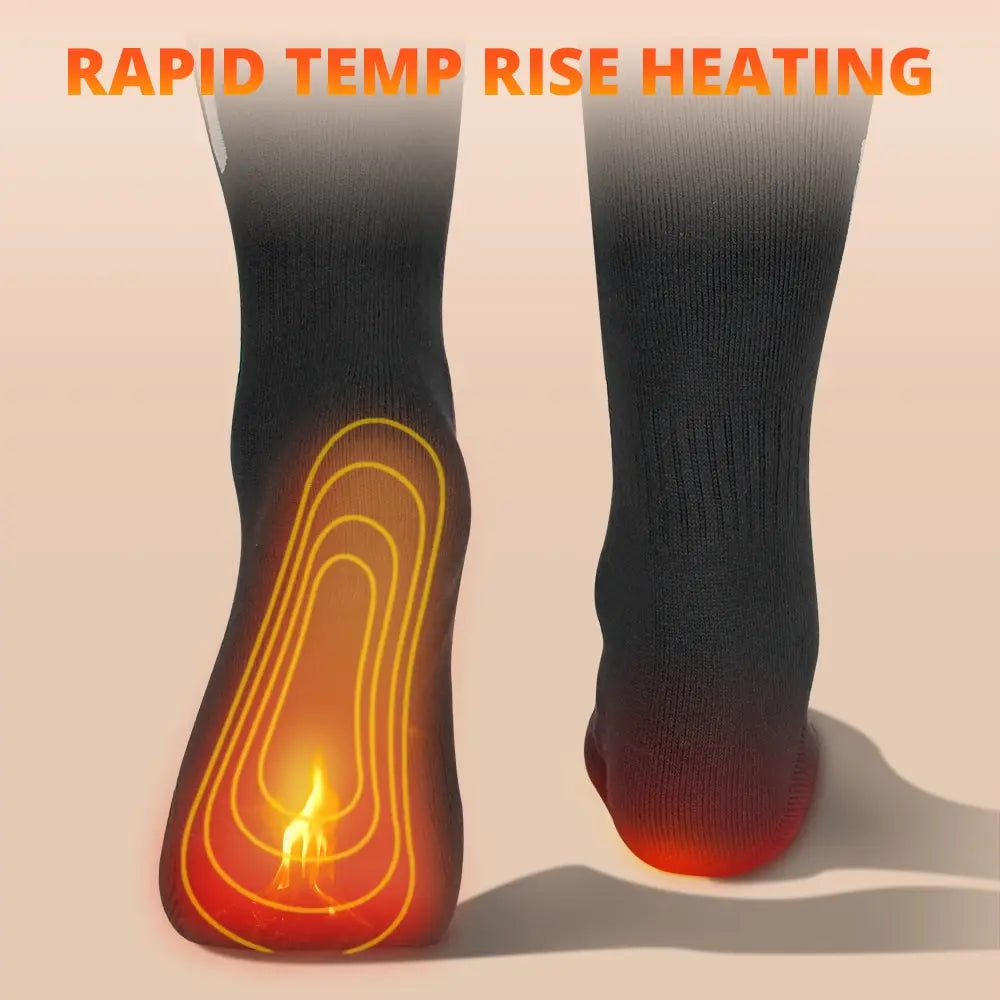 Winter Heated Socks 5000mAh APP Control Thermal socks  Electric Heating Ski Socks Thermal Heated Foot Warmer Ski Sports