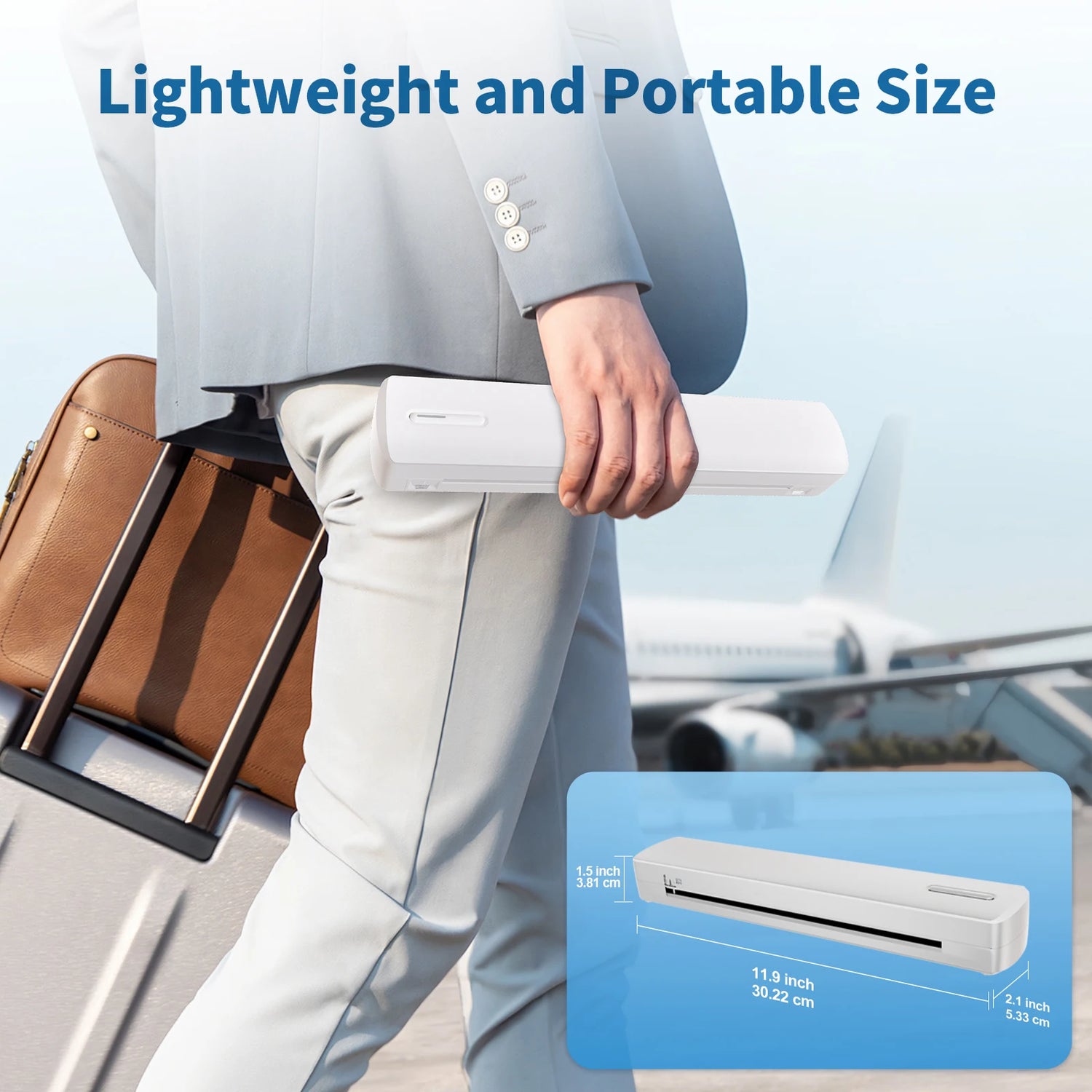 Portable Thermal Printer A4 C80 – Inkless Wireless Bluetooth Mini 