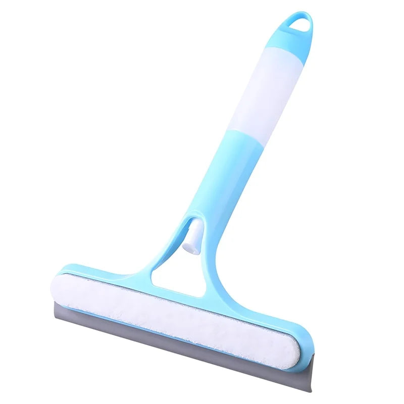 1-Pack 3-in-1 Blue Window Cleaner Streak-Free Glass Mirror Window Cleaning Kit for Home Bathroom
