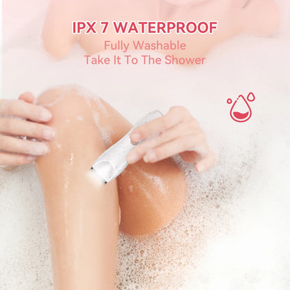 MAXGROOM 2 In 1 Electric Razors for Women Wet/Dry Pubic Hair Trimmer Bikini Trimmer Face Shavers Ladies Body Intimate Clippers