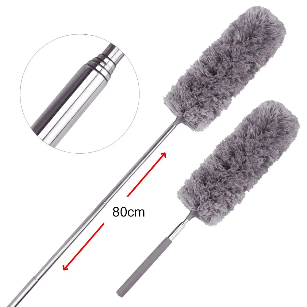 Duster Dust Cleaner Adjustable Stretch Extend Microfiber Feather Duster Furniture Dust Brush Household Cleaning Tools