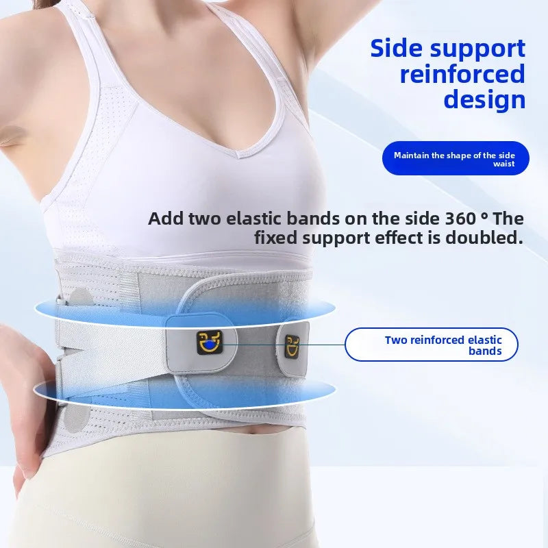 Wide Breathable Lumbar Support Belt for Disk Herniation Waist Pain Relief Back Support Guard for Lumbar Disc Herniation