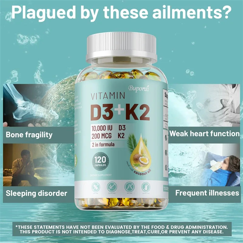 Vitamin D3 K2 Supplement 