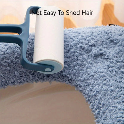 Toilet Seat Cushion Set Winter Thickened Double with Zipper Handle Machine Washable Universal Home Use Toilet Set Accessories