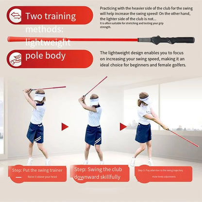 102CM Golf Multi-Function Exerciser Golf Swing Trainer Training Accessories for Beginners