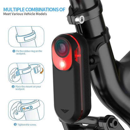 DOMEN Bicycle Saddle Lamp Mount Bike Seatpost Taillight Bracket Holder For Garmin Varia Radar Rearview RTL510 515 500 RVR315