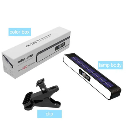 1/2PCS Super Bright Solar Clip-On Landscape Light Portable Solar Powered Security Light Outdoor Waterproof Solar Fence Light New
