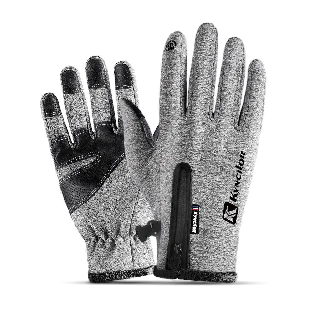 Cold Weather Ski Warmer Gloves for Men Women Winter Gloves Windproof Waterproof Thermal Cycling Touch Screen Gloves Mittens