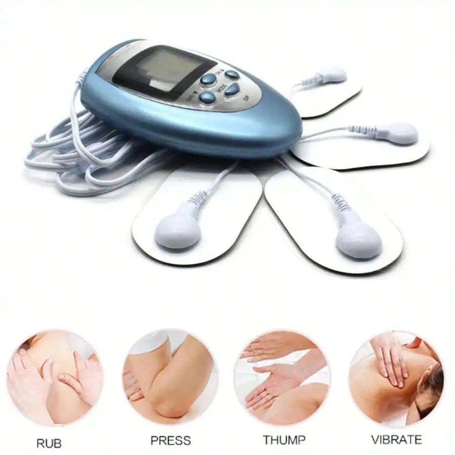 TENS Muscle Stimulator Electronic Pulse Massager 8 Modes EMS Acupuncture Electrical Therapy Physiotherapy Health Care Machine