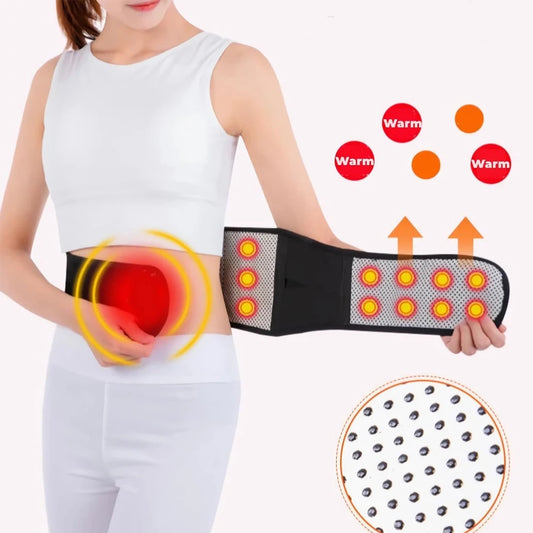Adjustable Back Waist Support Belt Waist Self Heating Magnetic Therapy Lumbar Brace Massage Band Pain Relief Health Care