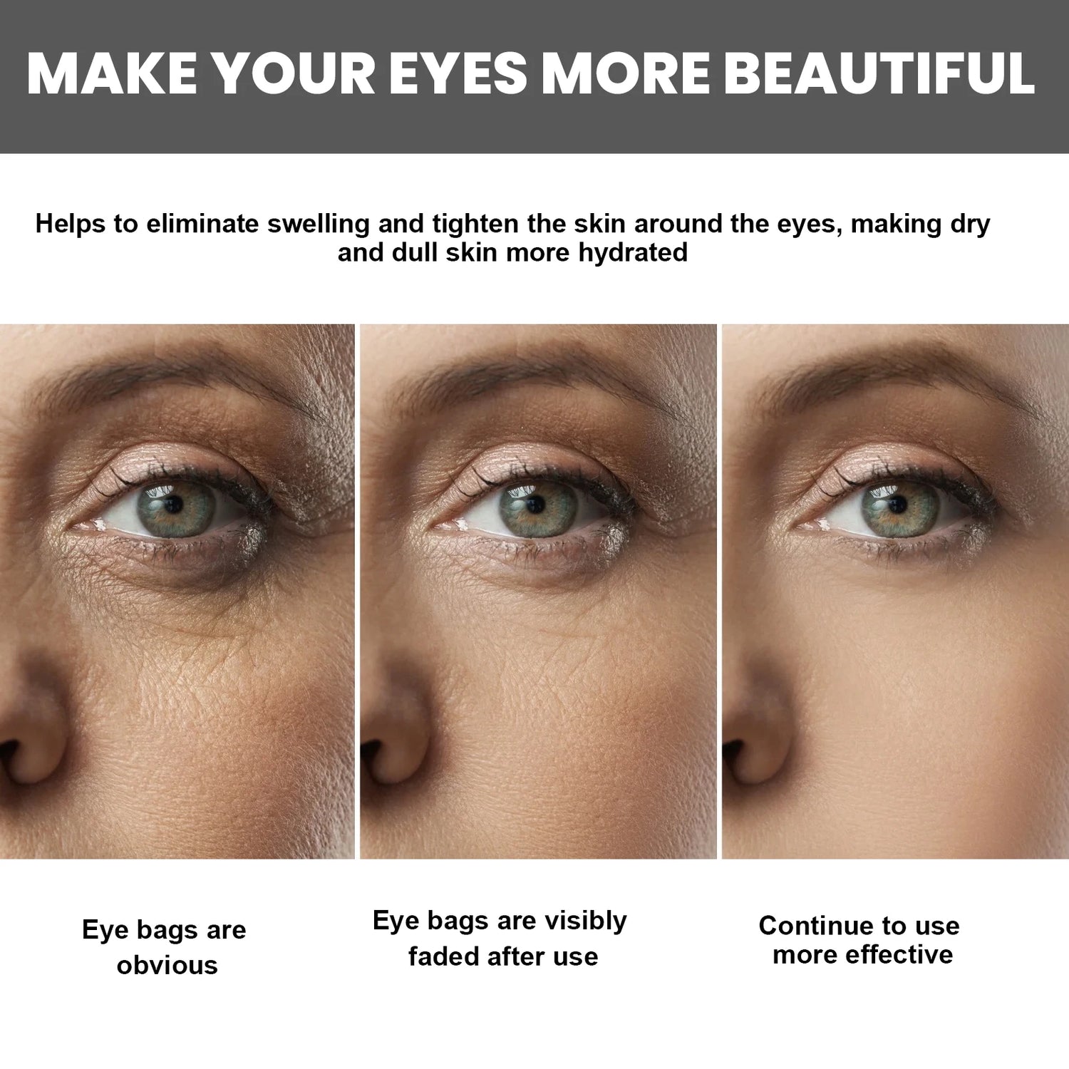 EELHOE Collagen Care Eye Cream Fades Fine Lines, Tightens the Eye Area, Moisturizes and Nourishes the Skin, Eye Care Cream