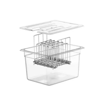 6L/11L Multifunctional Sous Vide Container Slow Cooker Accessory Pc Hard Plastic BPA-Free Durable Easy To Clean Low Temperature