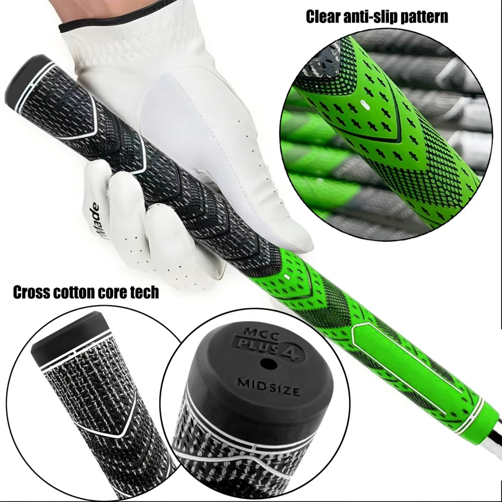 13PCs Golf Girp Golf Club Grip PLUS4 Golf Grip Anti-slip 60R Natural Rubber
