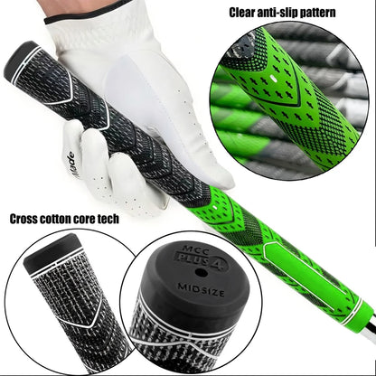 13PCs Golf Girp Golf Club Grip PLUS4 Golf Grip Anti-slip 60R Natural Rubber