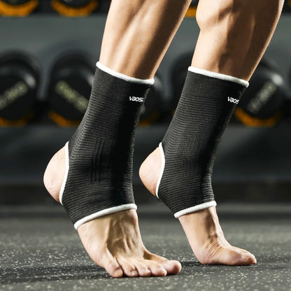 1Pair Multi-Sport Ankle Brace Knitted Breathable Compression Support for Basketball Football Gym Running Stability Protector