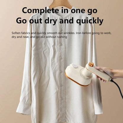 Foldable Handheld Garment Steamer Leak-Proof Dual Dry/Wet Steam 10s Fast Wrinkle Remover Travel Home Clothes Iron Large capacity
