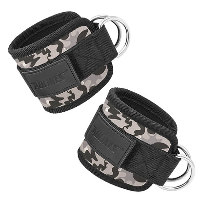 AOLIKES Cable Ankle Straps Double D-Ring Ankle Cuffs For Gym Workouts Glutes Legs Strength Training Brace Support Sport Safety