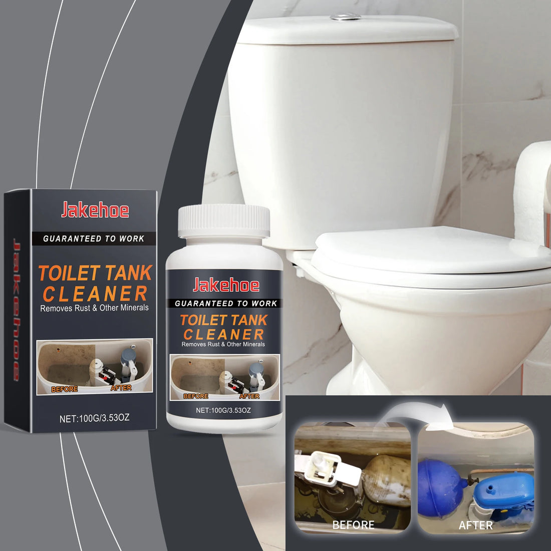 5pcs Toilet Tank Cleaner Powder Household Toilet Bowl Urine Stain Cleaning Remover Bathroom Cleaning Foam Cleaner Agents