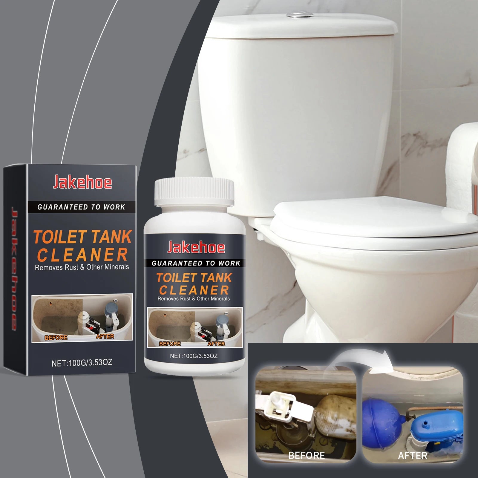 5pcs Toilet Tank Cleaner Powder Household Toilet Bowl Urine Stain Cleaning Remover Bathroom Cleaning Foam Cleaner Agents