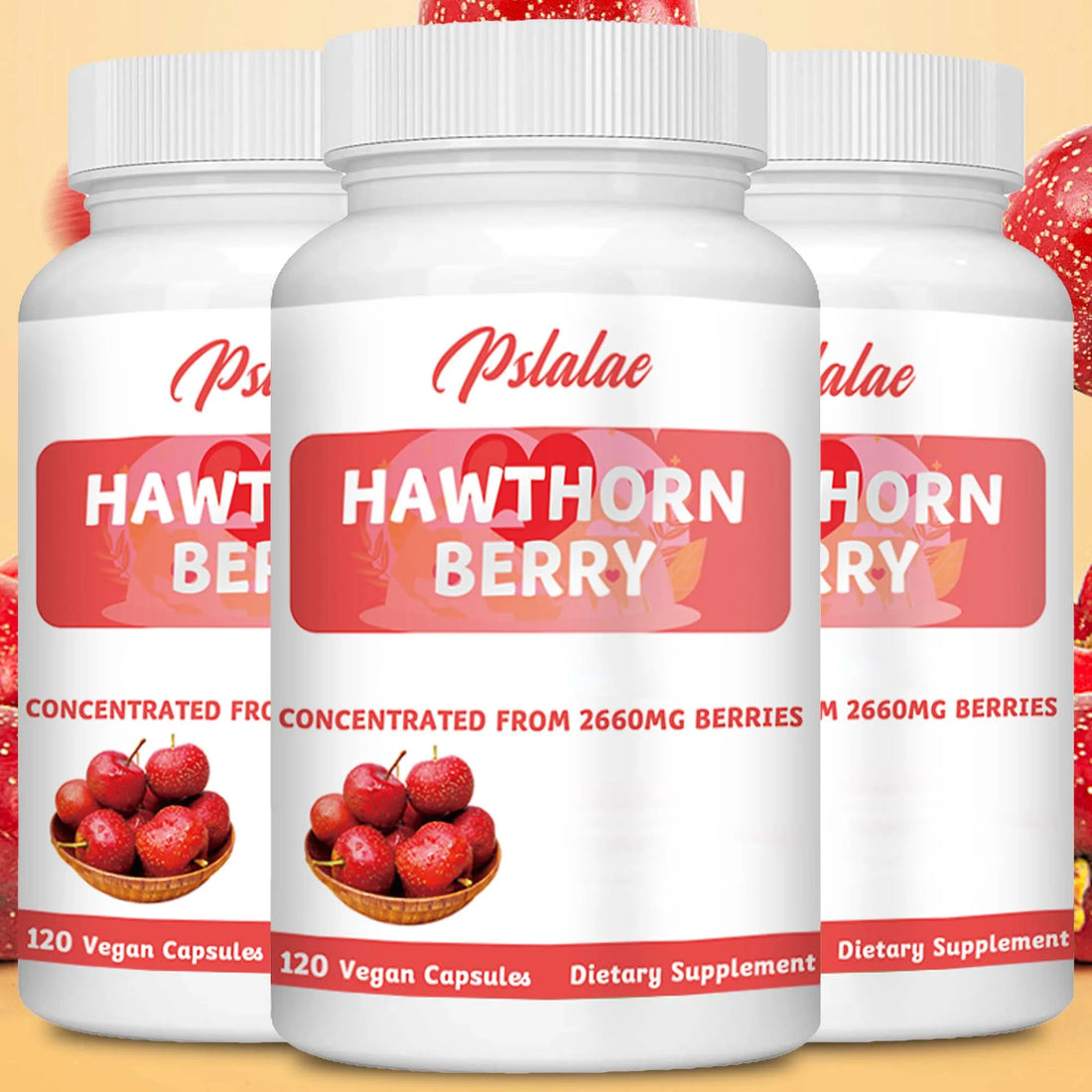 Hawthorn Berry Capsules 120 Count | Heart &amp; Circulation Support