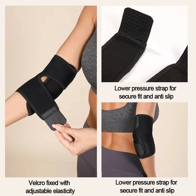 1pc/2pcs Compression Elbow Pads for Sports And Fitness - Outdoor Sports Cycling Tennis Badminton Basketball Training Equipment