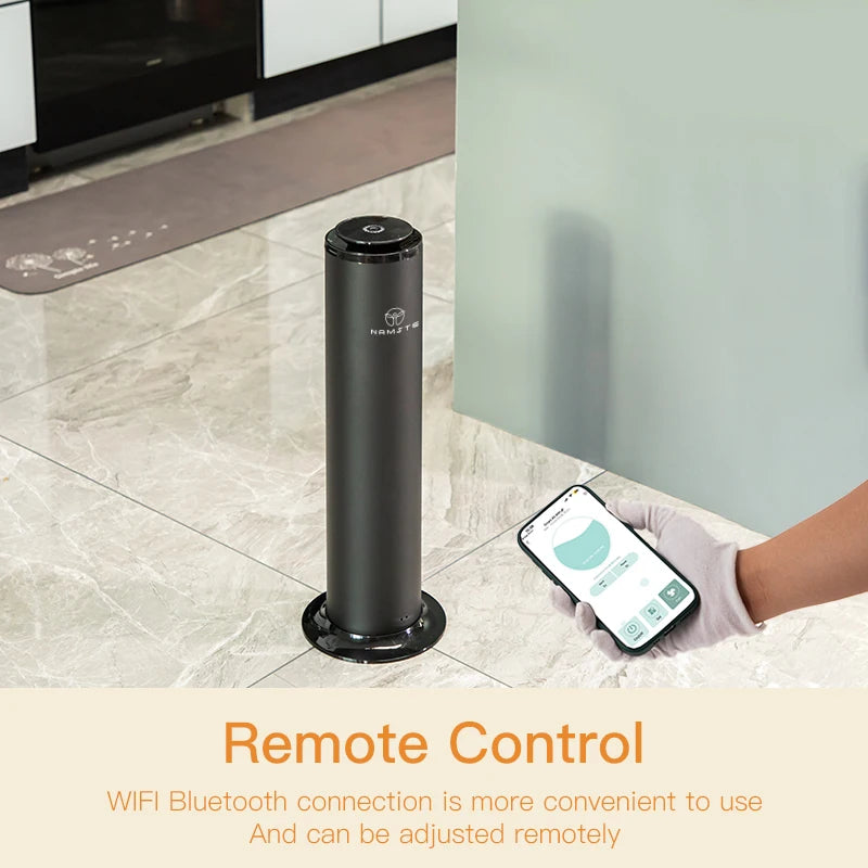 1500m³ Home Fragrance Perfume Oil Scent Diffuser Machine 500ML Air Freshener Metal Body Dorm Room Essentials WIFI Bluetooth APP