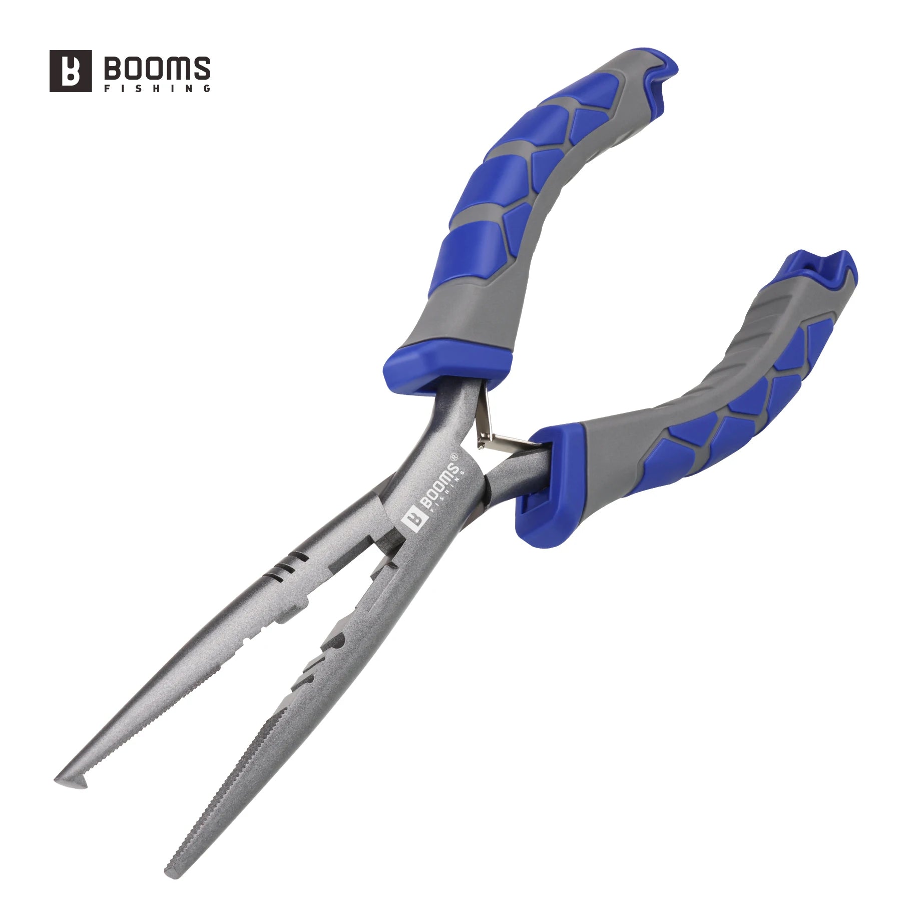 Booms Fishing XW10 Fishing Pliers Nose Hook Remover Tool Carbon Steel Line Cutter Scissors 9in/23cm Fishing Tools Tongs