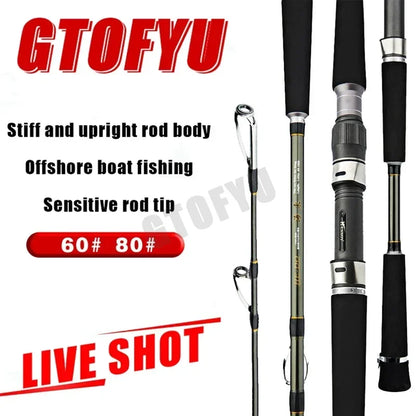 1.65m 1.80m Super Light Cuttlefish Octopus Fishing PE 0.4-1.0 Spinning Fishing Rod  Squid Boat Fishing Saltwater Fresh Water Rod