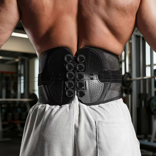 Disc Support Lumbar Brace Mesh Waist Belt Posture Corrector for Back Pain Relief Exercise Rope Support Waist Protection