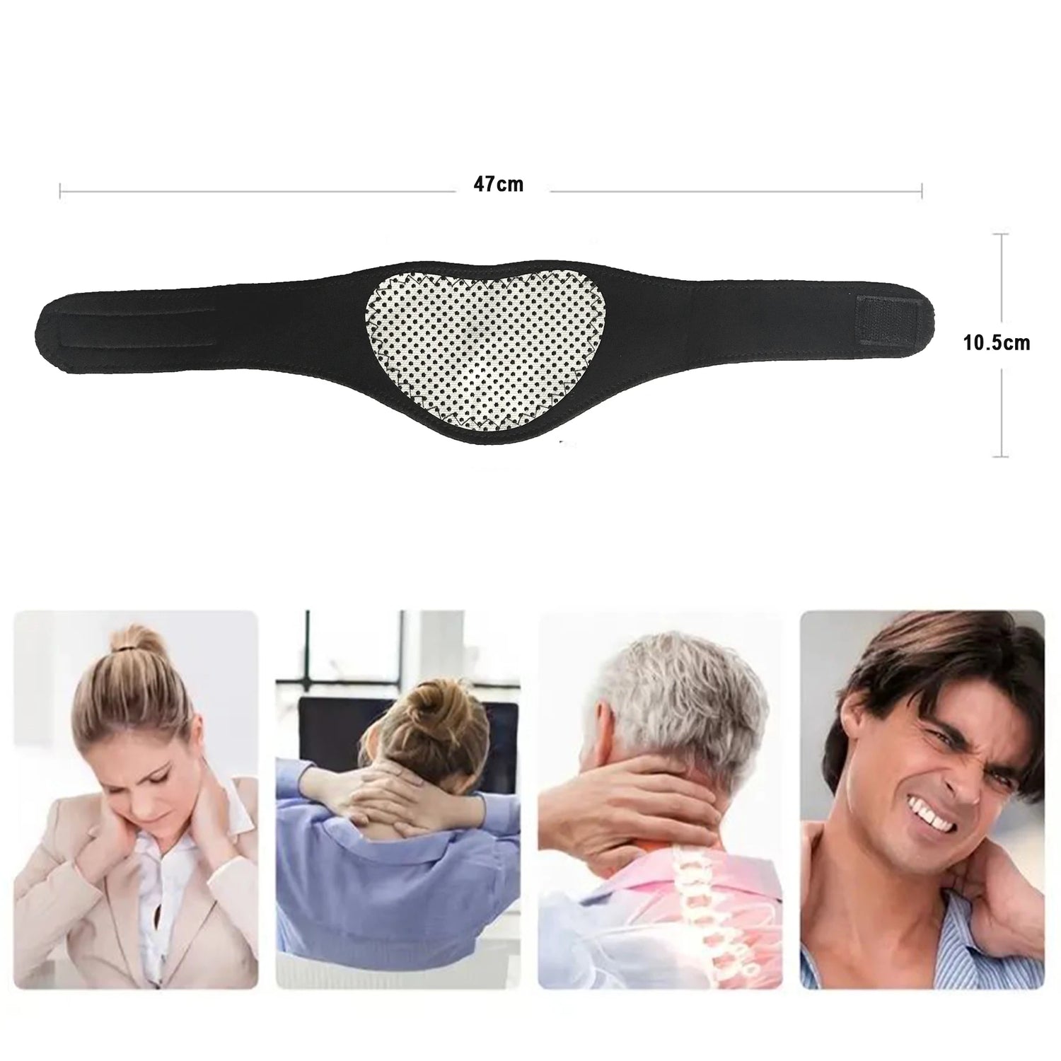 Self-Heating Neck Support Brace Magnetic Cervical Massage
