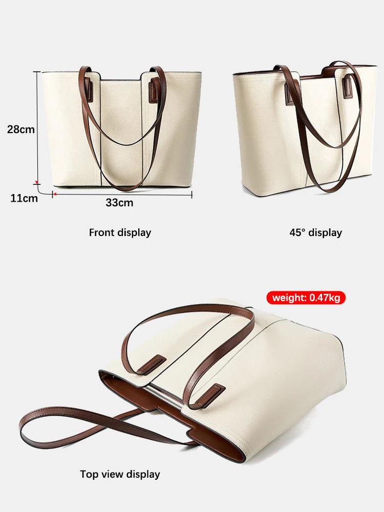 Zency 2024 Genuine Leather Women&