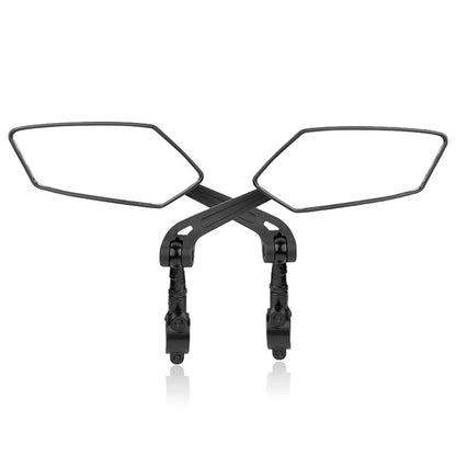Mountain Bike Rearview Mirror Electric Bike Flat Mirror 360 Degree Adjustable Reflector Reversing Mirror Cycling Accessories