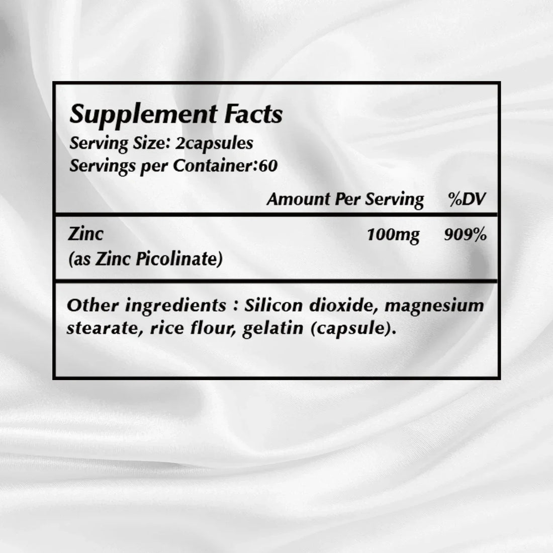 Zinc Picolinate Capsules - Boosts Immune Support, Sleep &amp; Energy