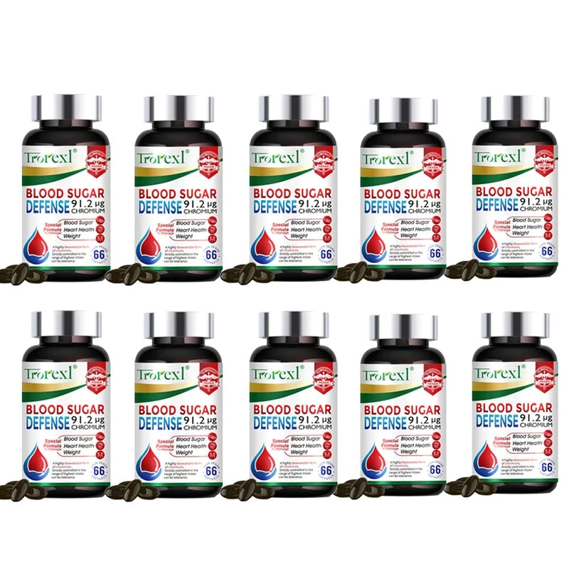Blood Sugar Diabetes Capsule for Cardiovascular Health, Glucose Metabolism, Maintain of Normal Blood Glucose Concentrations