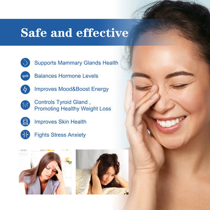 100ml Estrogen Relief Cream Natural Ingredients Women Menopause Balancing Cream Portable Relieve Massage for Health Body Care