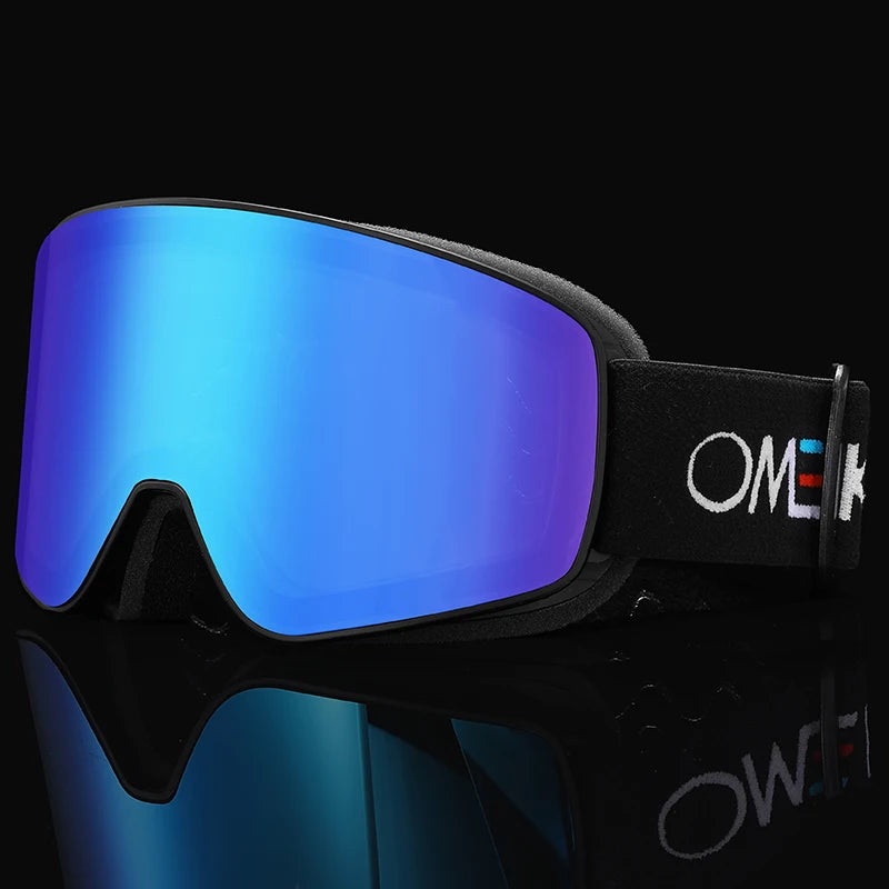 OMEKOL BRAND NEW Double Layers Anti-Fog Ski Goggles Snow Snowboard Glasses Outdoor Sport Snowmobile Eyewear