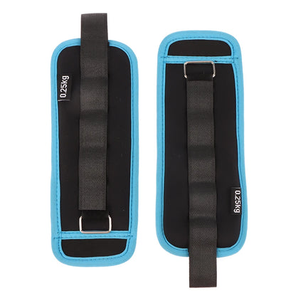 1Pair Adjustable Ankle Weights (0.25kg*2pcs) Neoprene Leg Arm Straps For Fitness Aerobics Physical Therapy For Women Men Kids