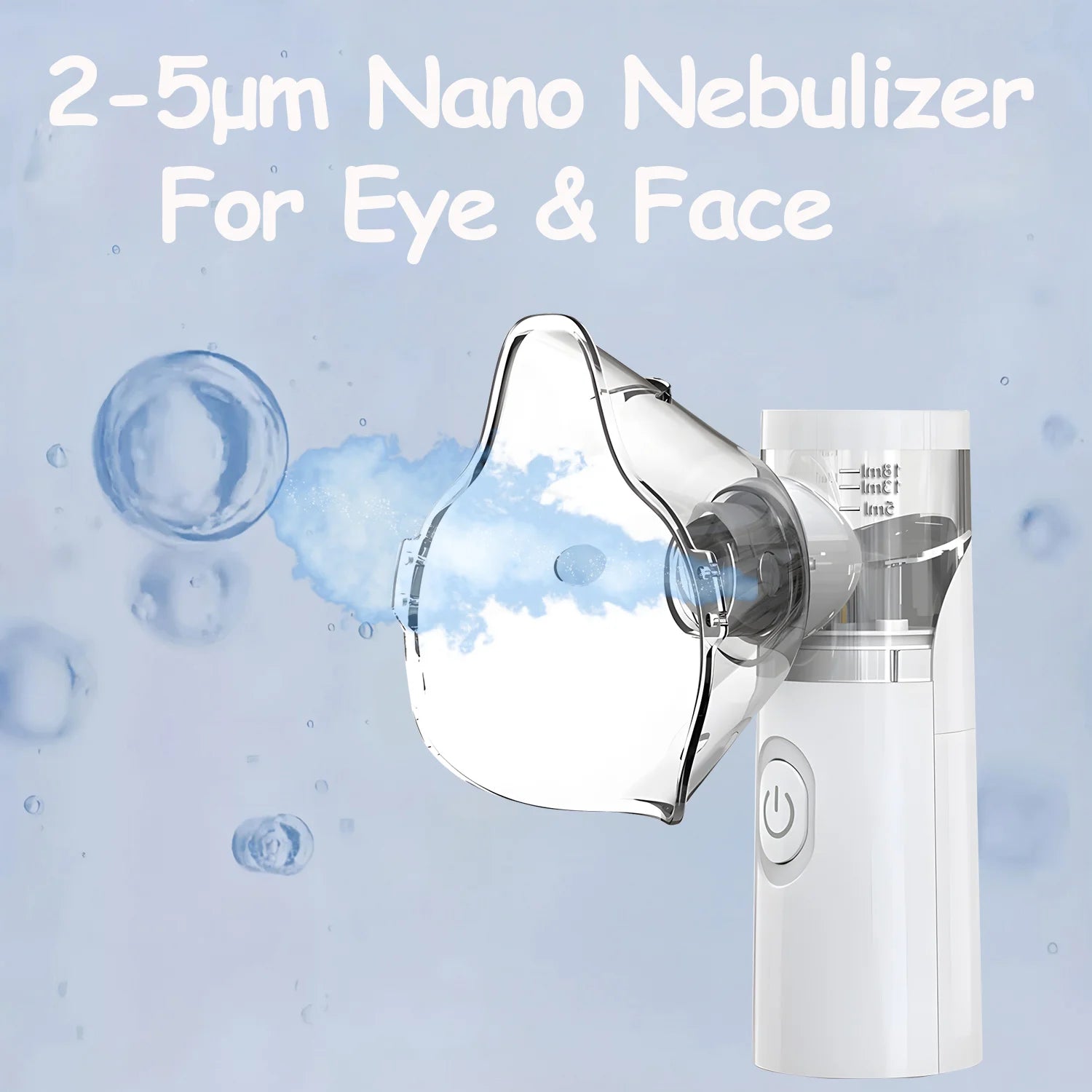 Compress Eye Steamer Relieve Fatigue Dry Eyes Moisturizing Heating Face Eye Massager Mask Humidifier Mist Nano Sprayer