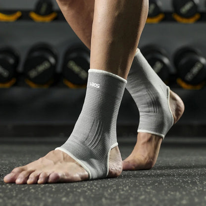1Pair Multi-Sport Ankle Brace Knitted Breathable Compression Support for Basketball Football Gym Running Stability Protector
