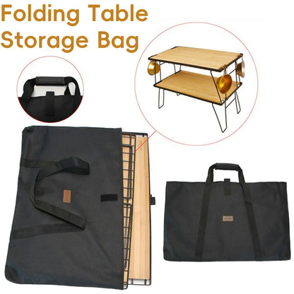 Multifunctional Oxford Carry Bag with Handle Waterproof Outdoor Storage Bag Camping Table Carry Bag for Camping Outdoor Picnic