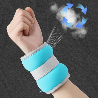 1Pair Adjustable Ankle Weights (0.25kg*2pcs) Neoprene Leg Arm Straps For Fitness Aerobics Physical Therapy For Women Men Kids